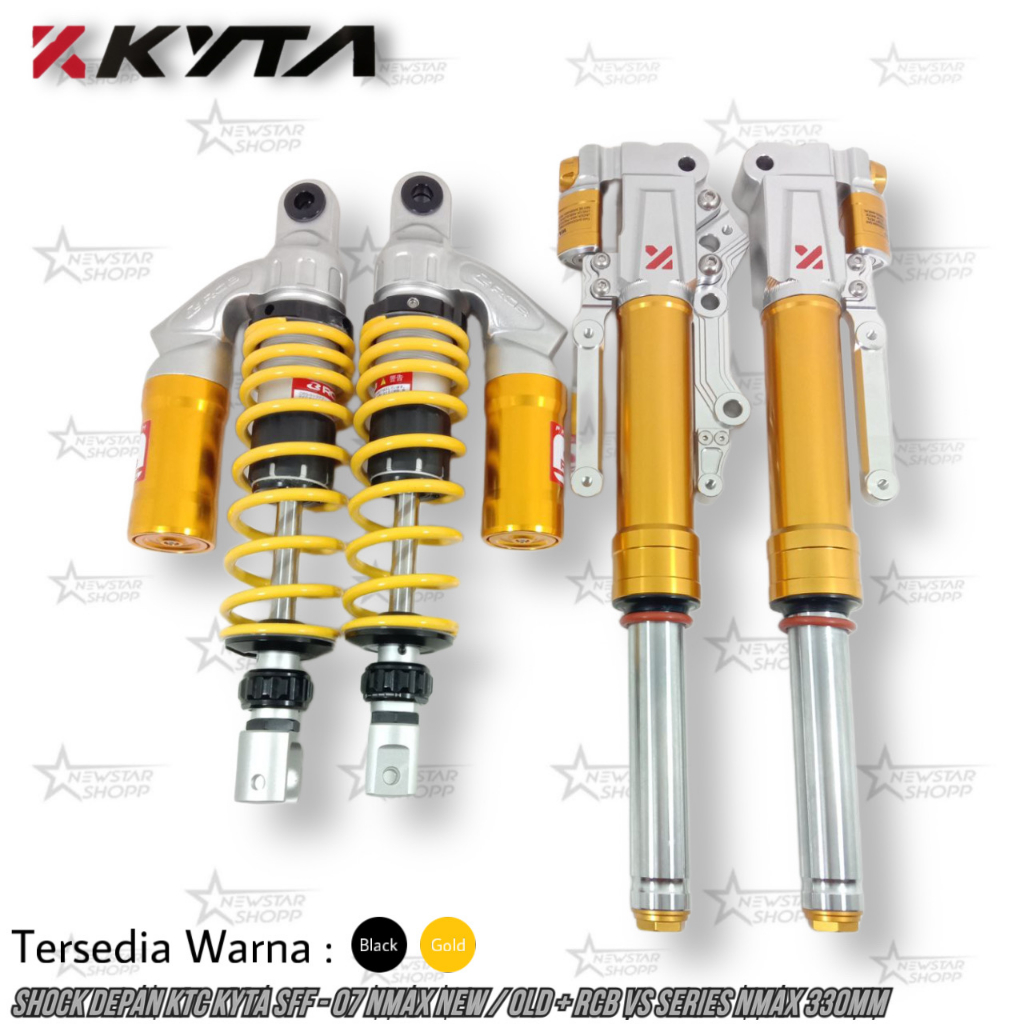 Shockbreaker Shock Breaker Depan Nmax New / Old KTC Kytaco SFF-07 SFF07 + Shock Belakang RCB VS Seri