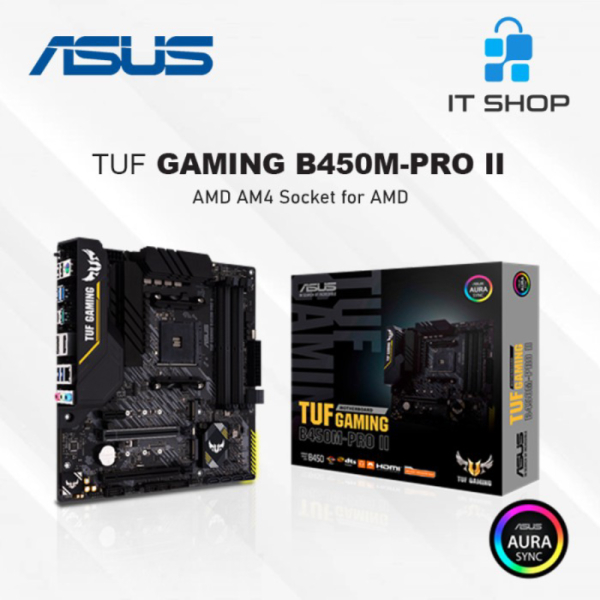 Jual Motherboard Asus TUF Gaming B450M-PRO II AM4 Diskon