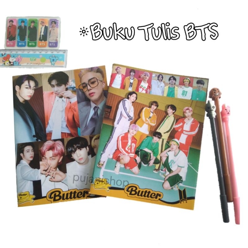 

Buku Tulis Kpop Korea BTS Alat Tulis Sekolah Anak