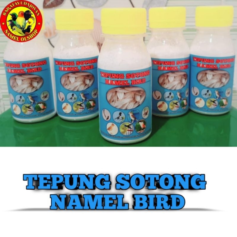 TEPUNG SOTONG TEPUNG SOTONG STRONG ONE PAKAN BURUNG KENARI, MURAI, BLACKSTROOT, KAPAS TEMBAK, CIBLEK