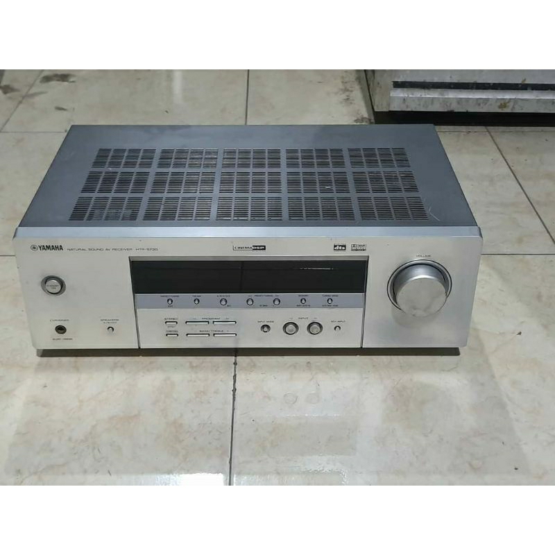 power amplifier receiver YAMAHA HTR-5730  power amplifier rumahan 5channel home theater 5.1 dolby dts surround prologic stereo dsp digital riciver second bekas normal siap pakai
