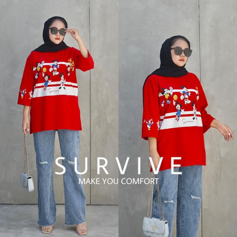 TUNIK OVERSIZE SURVIVE