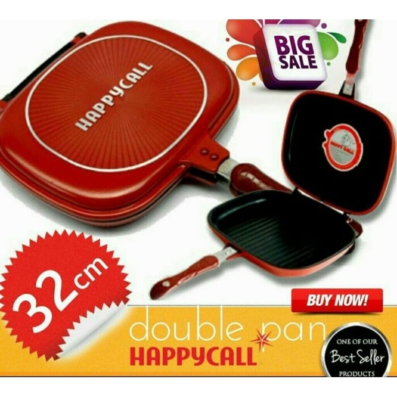HAPPY CALL DOUBLE PAN 32cm KOREA ORIGINAL