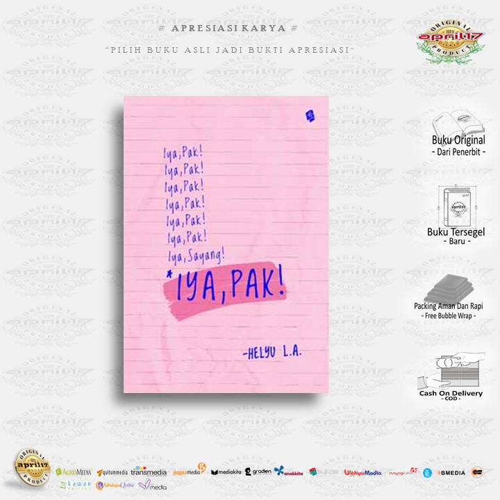 NOVEL IYA, PAK  - Penulis: Helyu L. A , Penerbit: Bukuné