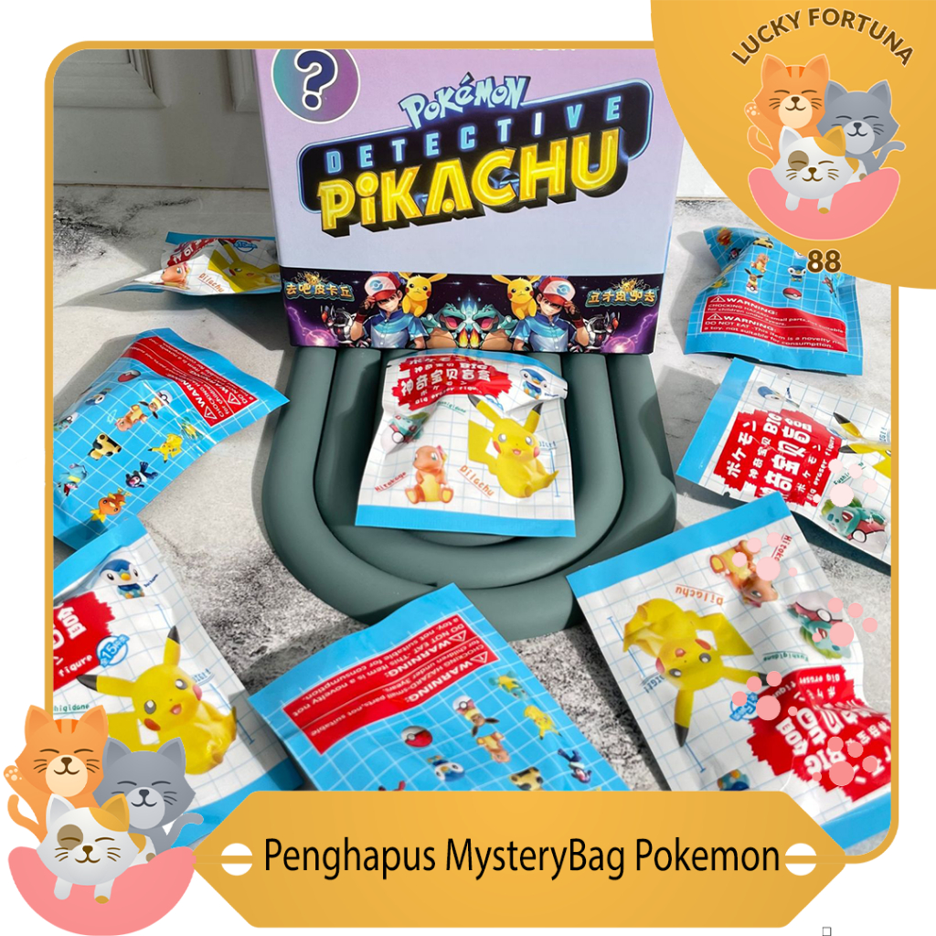

Penghapus Mysterybag Pokemon B1000 Pokemon Mystery eraser Penghapus Pokemon koleksi Penghapus Pokemon karakter misterius PEnghapus Mystery box Lucu pokemon Penghapus Unik Pokemon