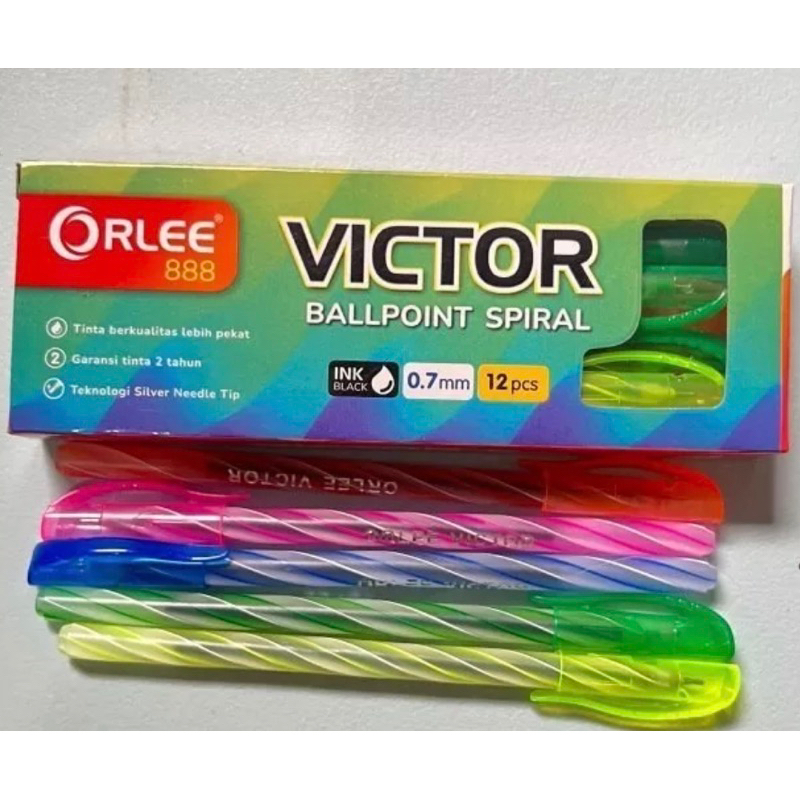 

Bolpoin Murah || pulpen Ulir Isi JUMBO|| Bolpoint Orlee Semi Gel