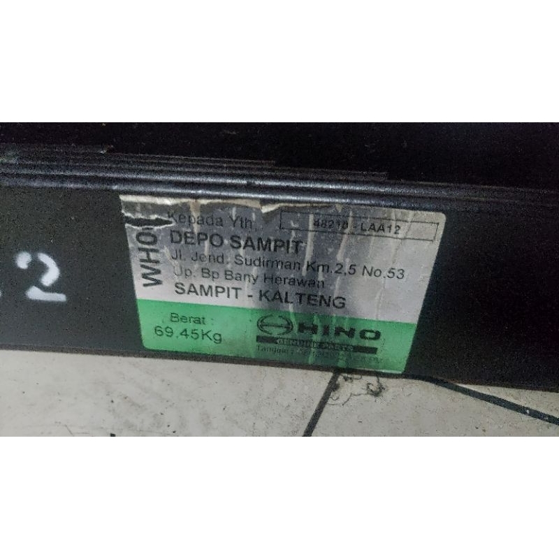 PER BELAKANG HINO DUTRO Assy