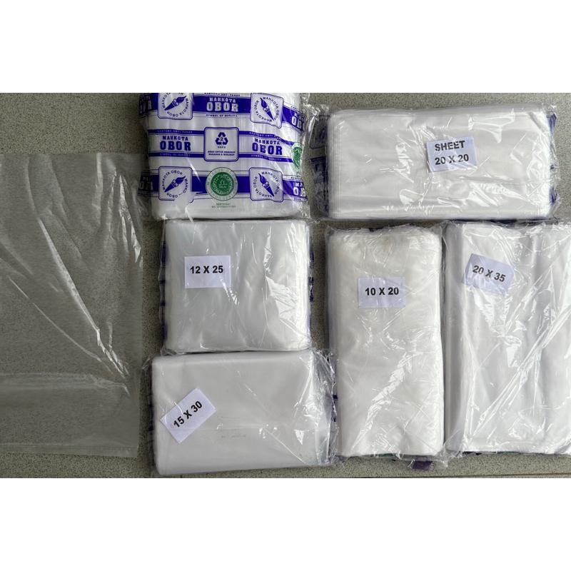 Plastik Anti Panas OBOR HDPE Tebal 10x20 / 12x25 / 15x30 / 20x35 /20x20(sheet) / 25x35 (sheet)