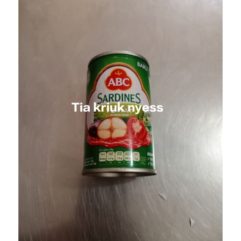 

sarden ABC kaleng saus tomat 1 pcs