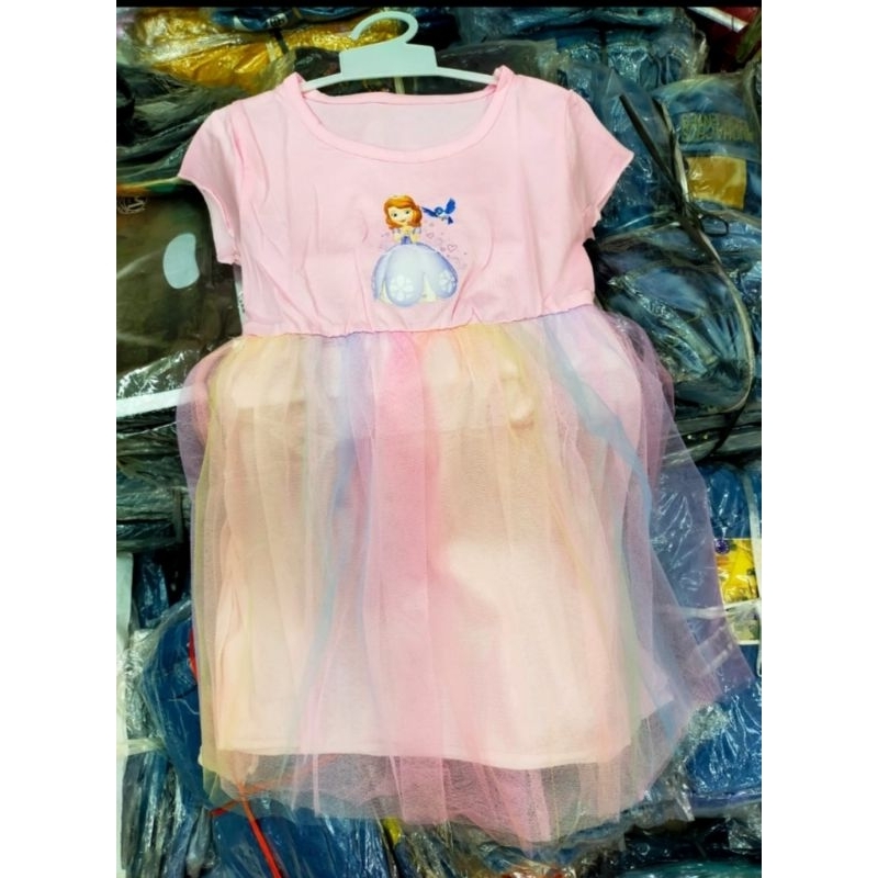 DRESS TUTU ANAK IMPORT / DRESS ANAK SOFIA