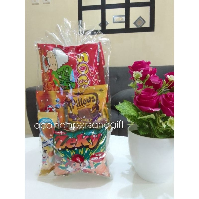 

paket snack ulang tahun goceng / hampers murah / hampers goceng / hampers anak