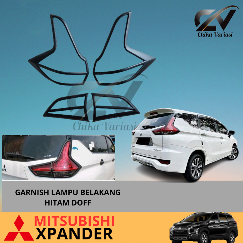 Garnish Lampu Belakang Mitsubishi Xpander Cross Hitam