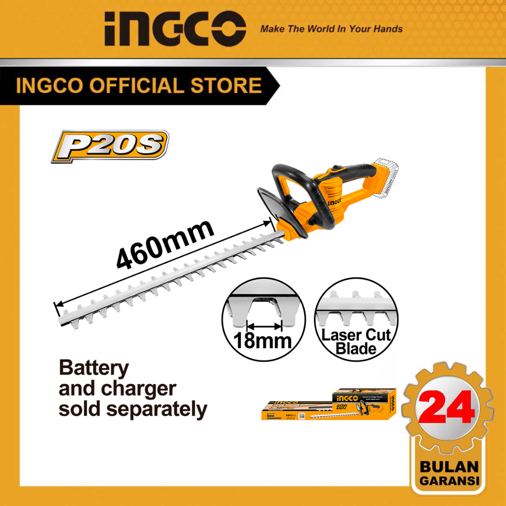 (INGCO) - MESIN POTONG DAHAN CORDLESS 20V HD INGCO CHTLI20018