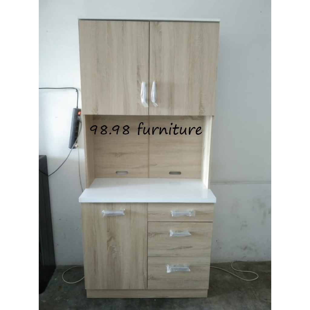 Lemari Dapur 2 Pintu - Rak Dapur Minimalis - Pirlo Kitchen Cabinet - Medan