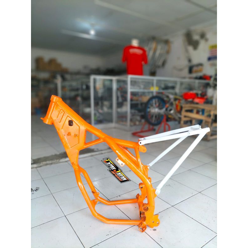 Frame Rangka KTM Untuk Mesin Ninja & Honda GL MP TIGER Set Bracket