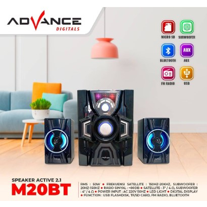 Speaker Advance M20BT Speaker Aktif Bluetooth Advance M20 BT