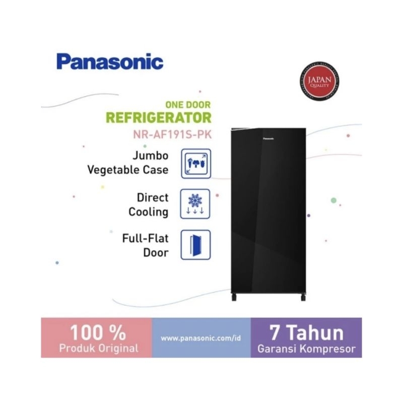 Kulkas 1 Pintu Panasonic NR-AF191S-PK