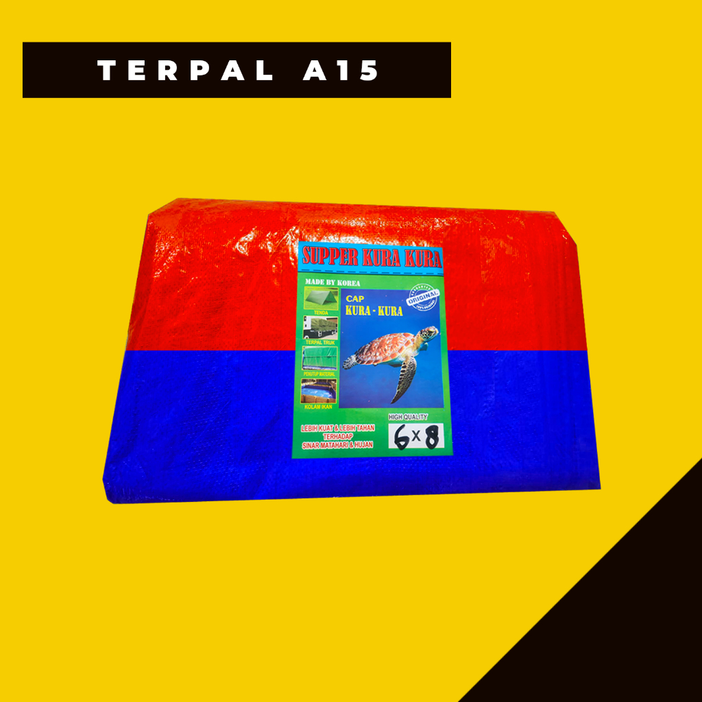 TERPAL A15 KOREA BIRU/OREN 4X6