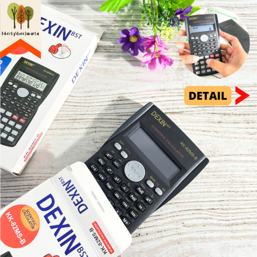 

Kalkulator Scientific 240 Fungsi Dexin KK-82MS-B Gratis Baterai Portable Calculator Alat TuIis Kantor Sekolah Stationery