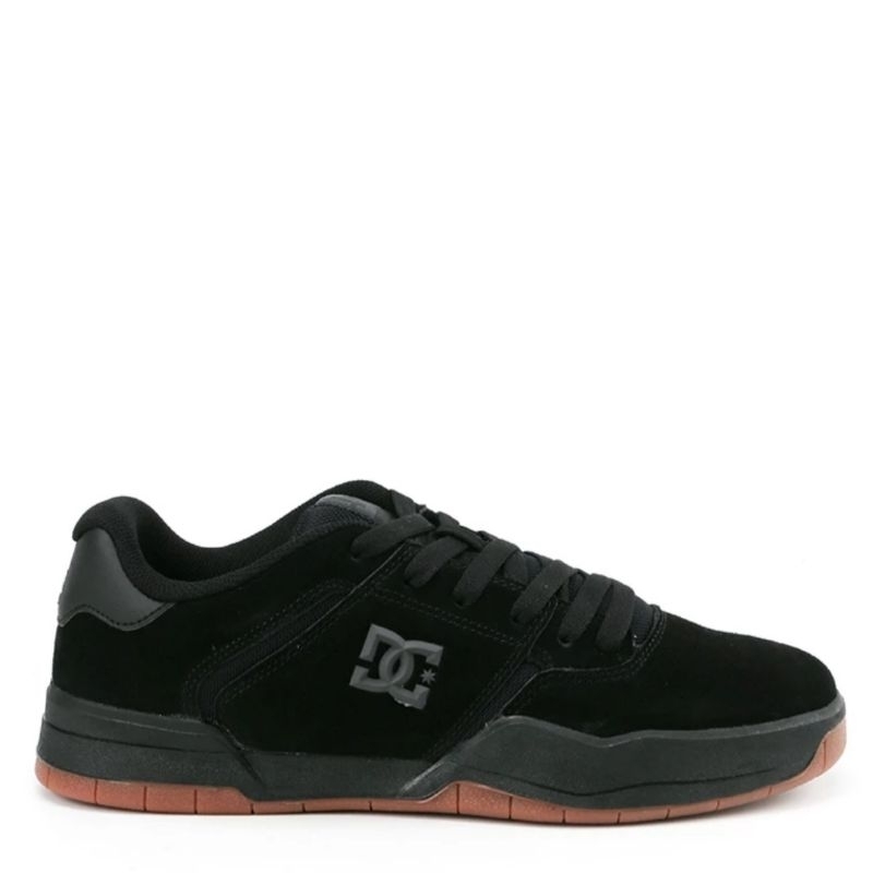 SALE DC CENTRAL SUEDE BLACK GUM MENS SNEAKERS ORIGINAL