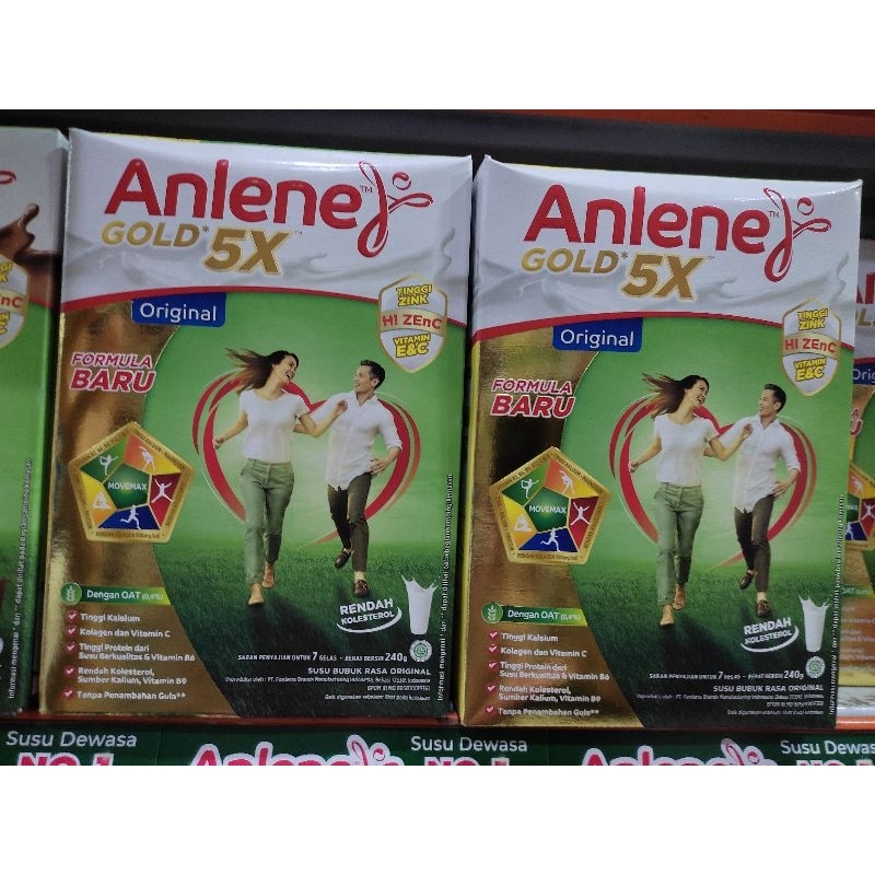 

Anlene Gold Coklat, vanilla,original 240gr