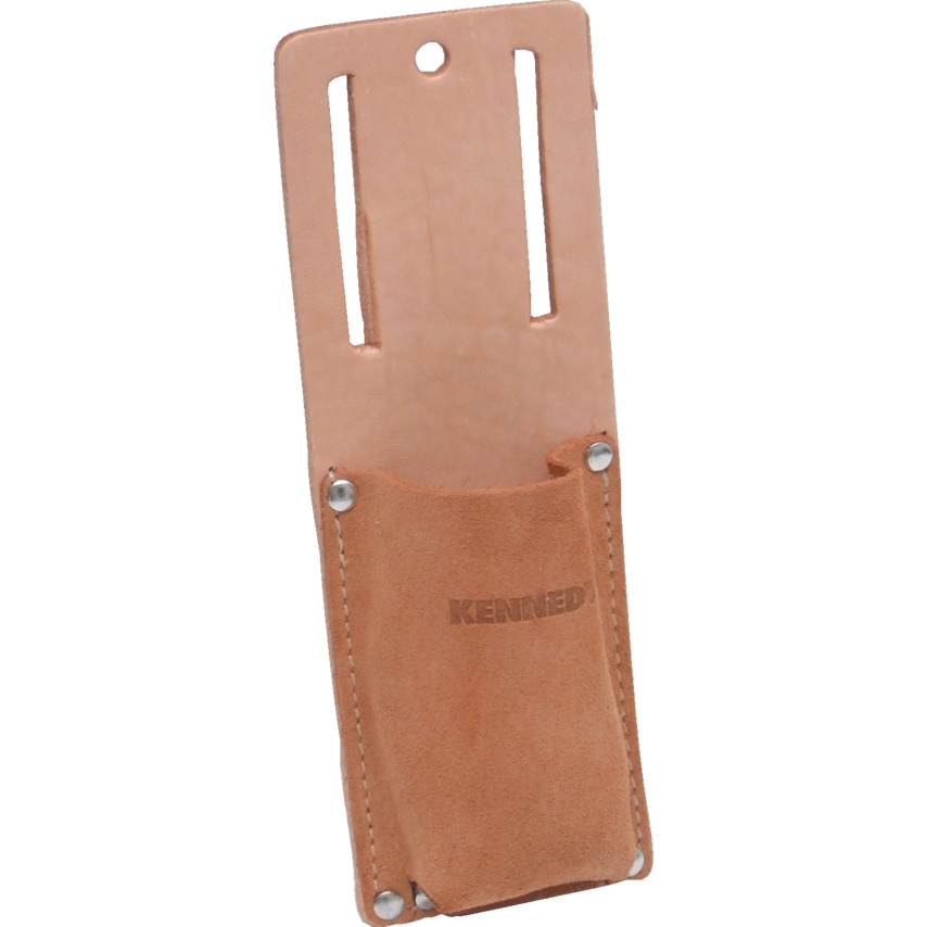 Kantong Sabuk Merk Kennedy Leather, Belt Pouch, 1 Pocket, Tan