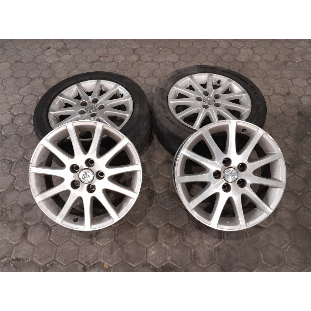 VELG BEKAS OEM STD CAMRY R17X7 BAUT 5 PCD 5X114 ET50