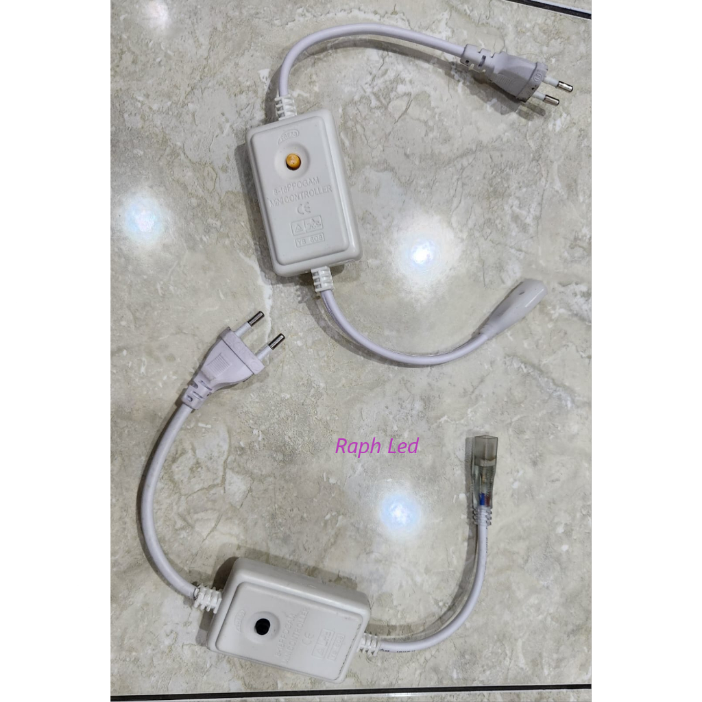 FLASHER LED STRIP SELANG 5050 SMD 2 JALUR PIN Soket Lampu Kontroler