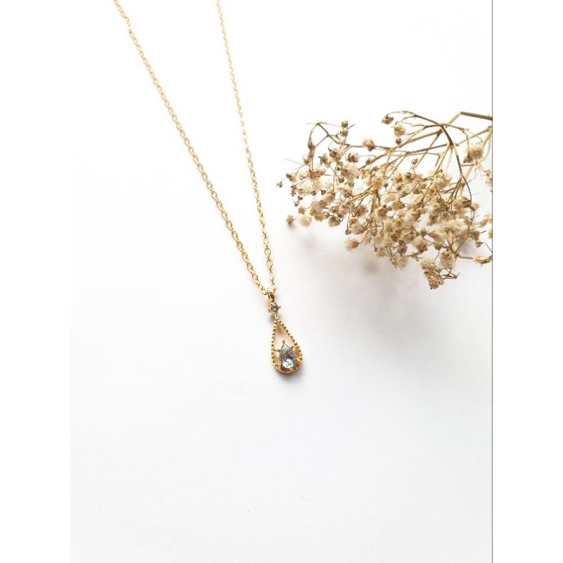 Elenore Jewelry - Kalung Silver Mutiara Wanita