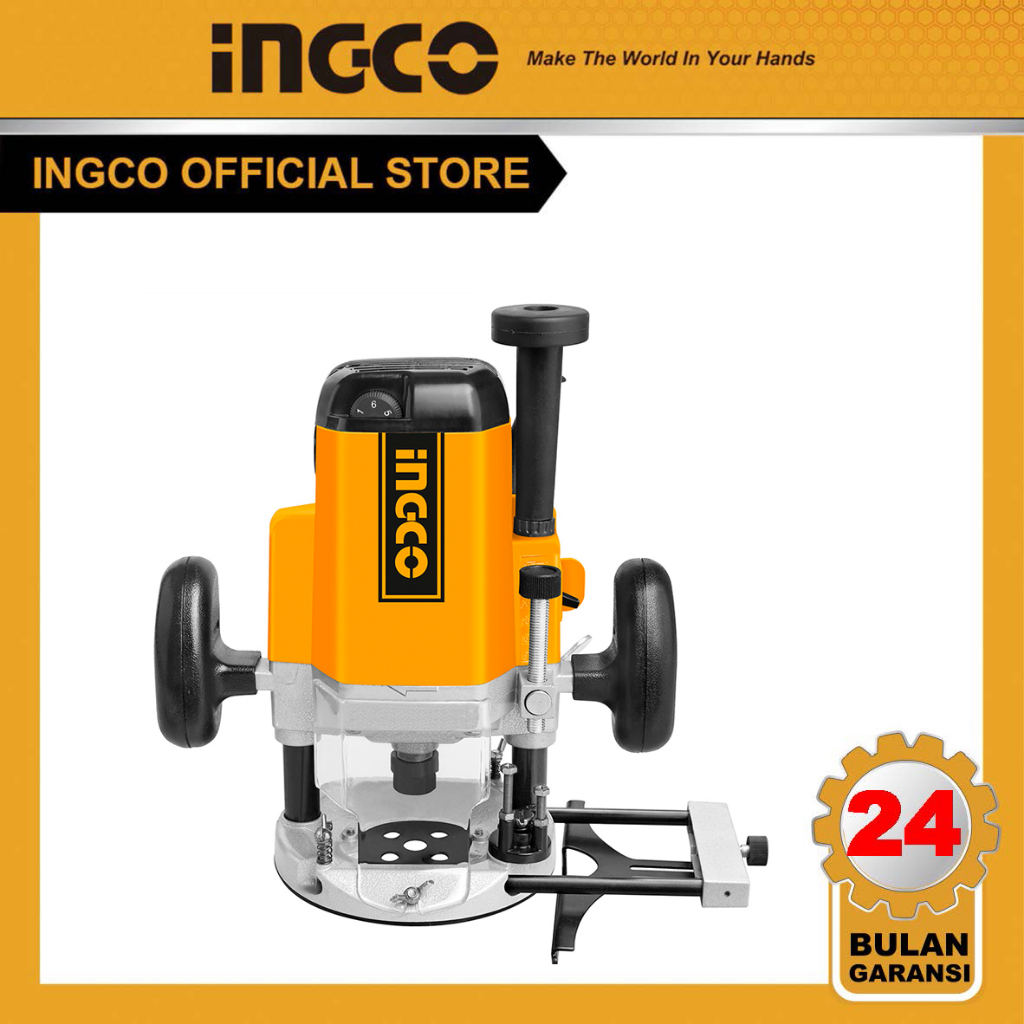 (INGCO) - MESIN ROUTER TRIMMER PROFIL KAYU WOOD INDUSTRIAL 12MM  STANDAR GERMAN INGCO RT22001