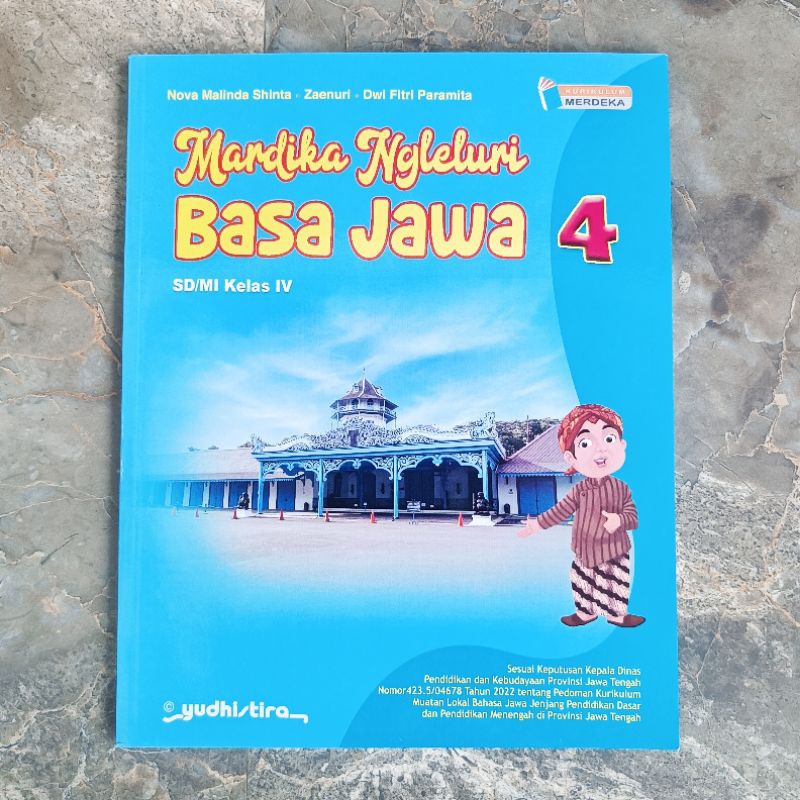 Buku Mardika Ngleluri Basa Jawa Kelas 4 SD Kurikulum Merdeka Penerbit Yudhistira