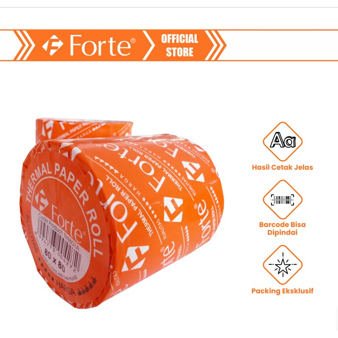 

[Forte] Kertas Thermal Struk Roll Kasir 80x80