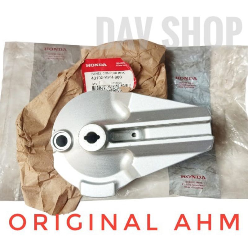 PANEL REM/TUTUP TROMOL BELAKANG HONDA KIRANA 125 KARISMA 125 D X ORIGINAL AHM 43100KPH900