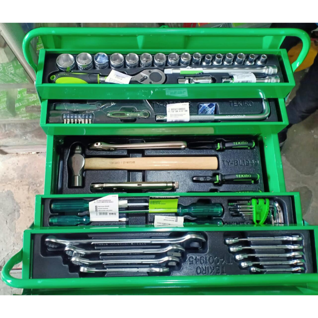 TEKIRO TOOL KIT 72PCS / MECHANIC TOOL BOX