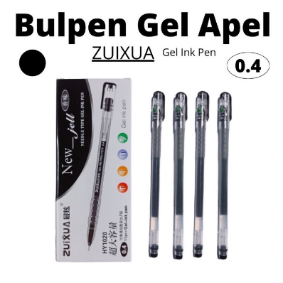 

Bolpen New Jell Hitam Biru Merah / gel ink pen zuixua apple Bolpen New Jell Hitam/Biru Gel ink pen zuixua BALLPOINT