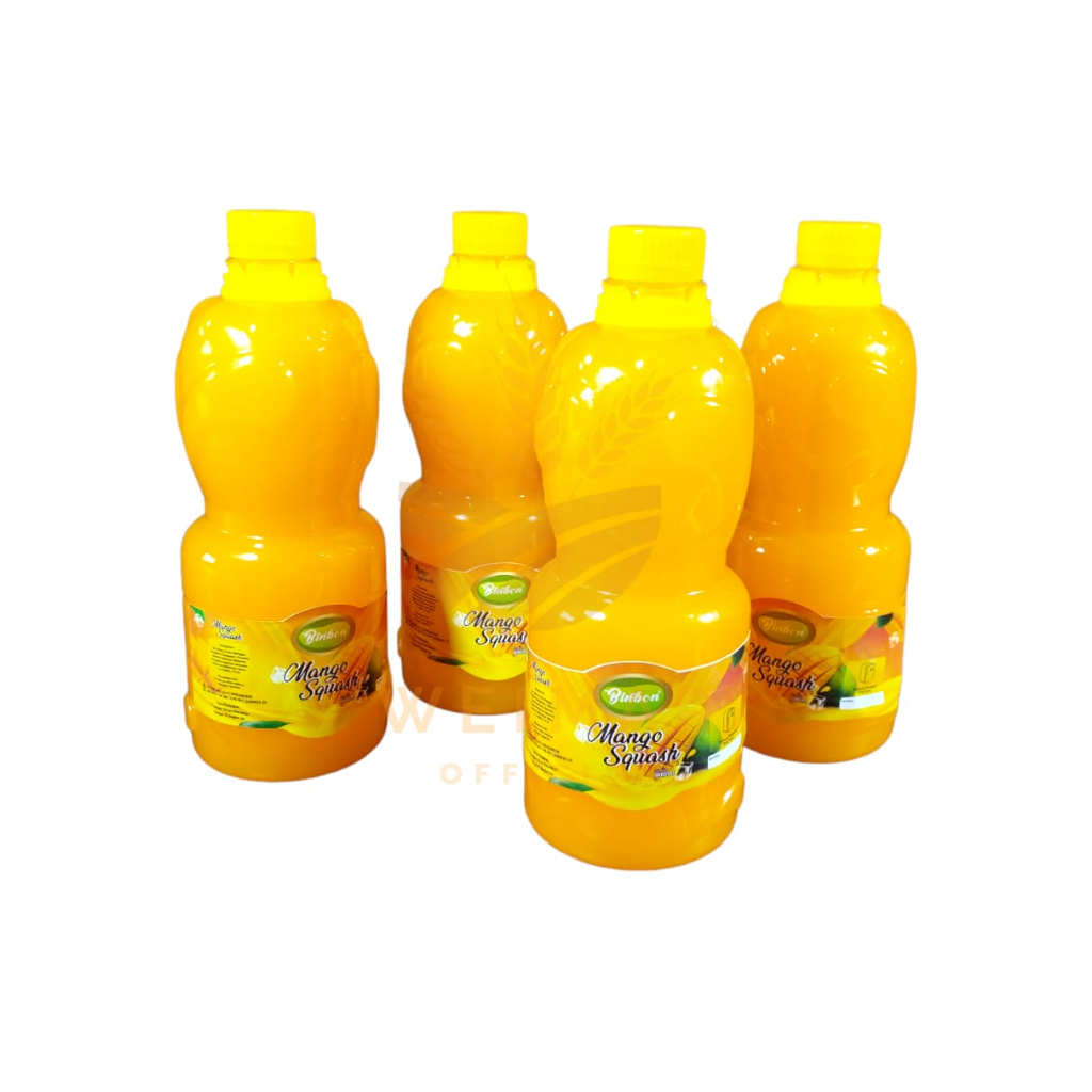 Sirup Binbon Squash Premium Series Orange - Manggo 800 ML