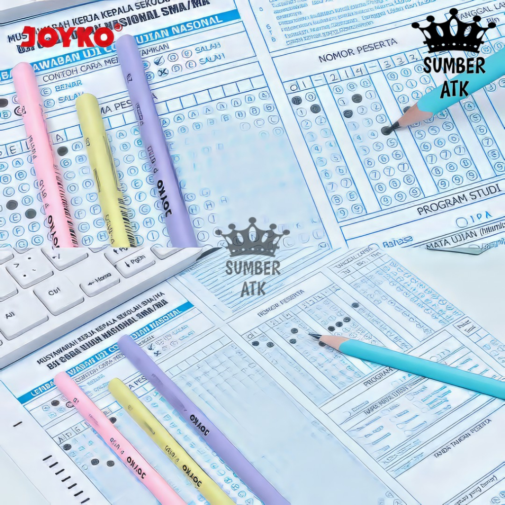 

RB Pencil Pensil Joyko P-8130 2B 1 Drum 36 Pcs Pastel