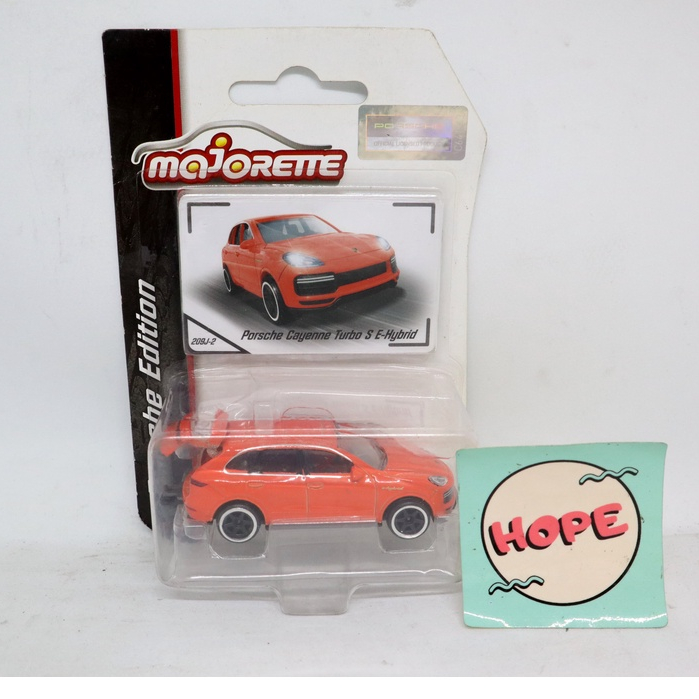 Majorette Porsche Cayenne Turbo S E-Hybrid Diecast Porsche Edition Original