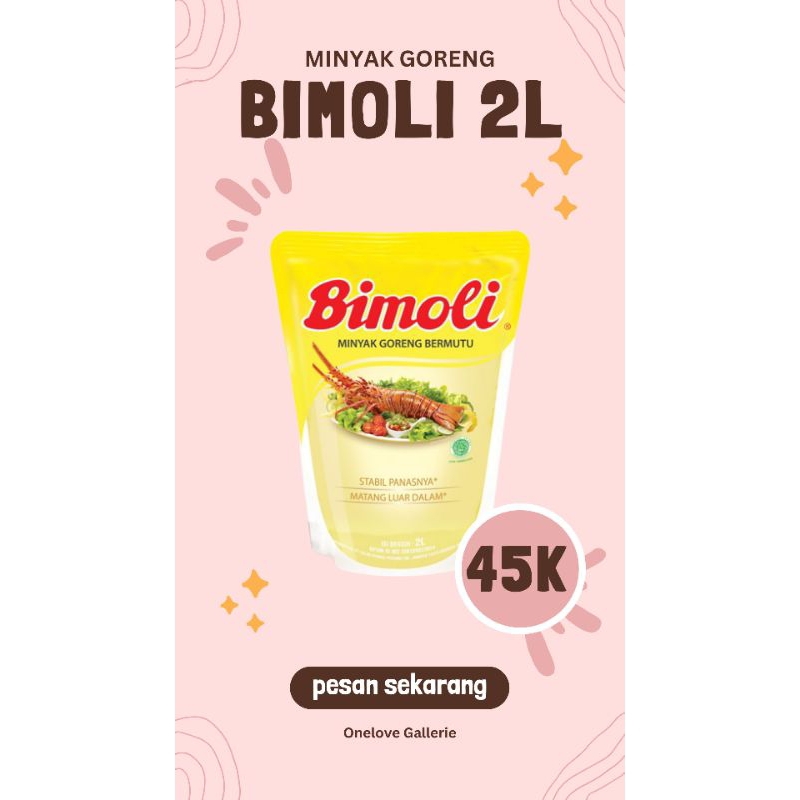 

Minyak Goreng Bimoli Classic 2 Liter