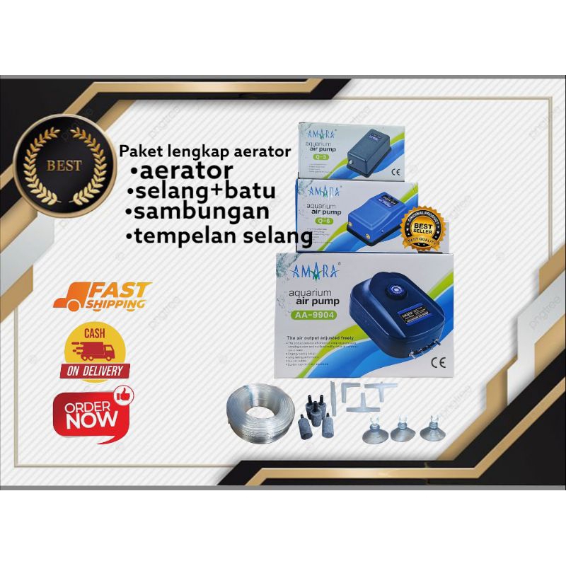 paket lengkap aerator 1lubang 2lubang 4lubang AMARA