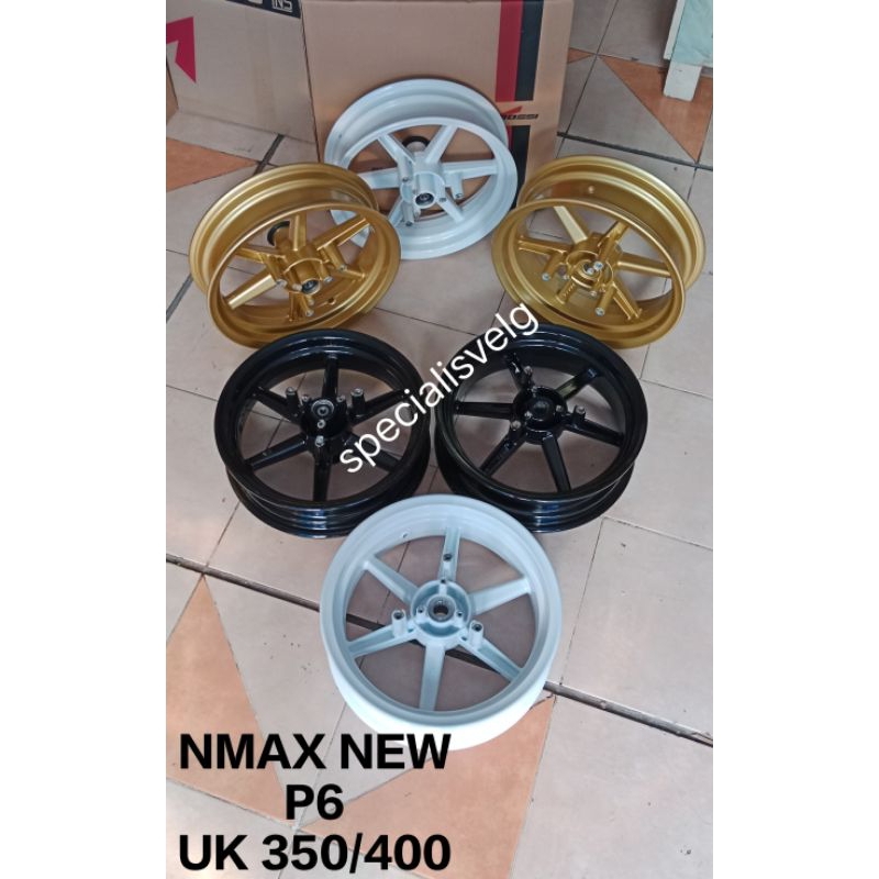 velg pelak v rossi palang 6 lurus starmax buat yamaha new nmax 150.pelak racing v rossi palang 6 bua