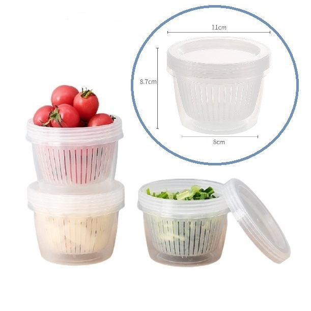 MH - kotak tirisan sayur - tempat tirisan sayur - toples tirisan TT08
