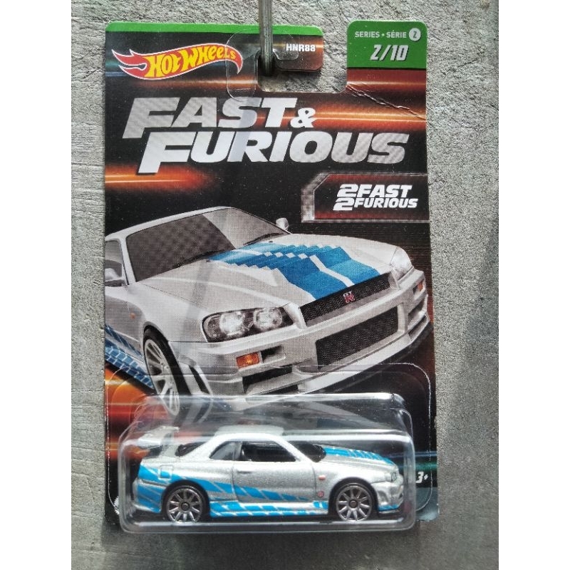 Hot Wheel Series 2 Fast And Furious 2023 Skyline R34 Paul Walker