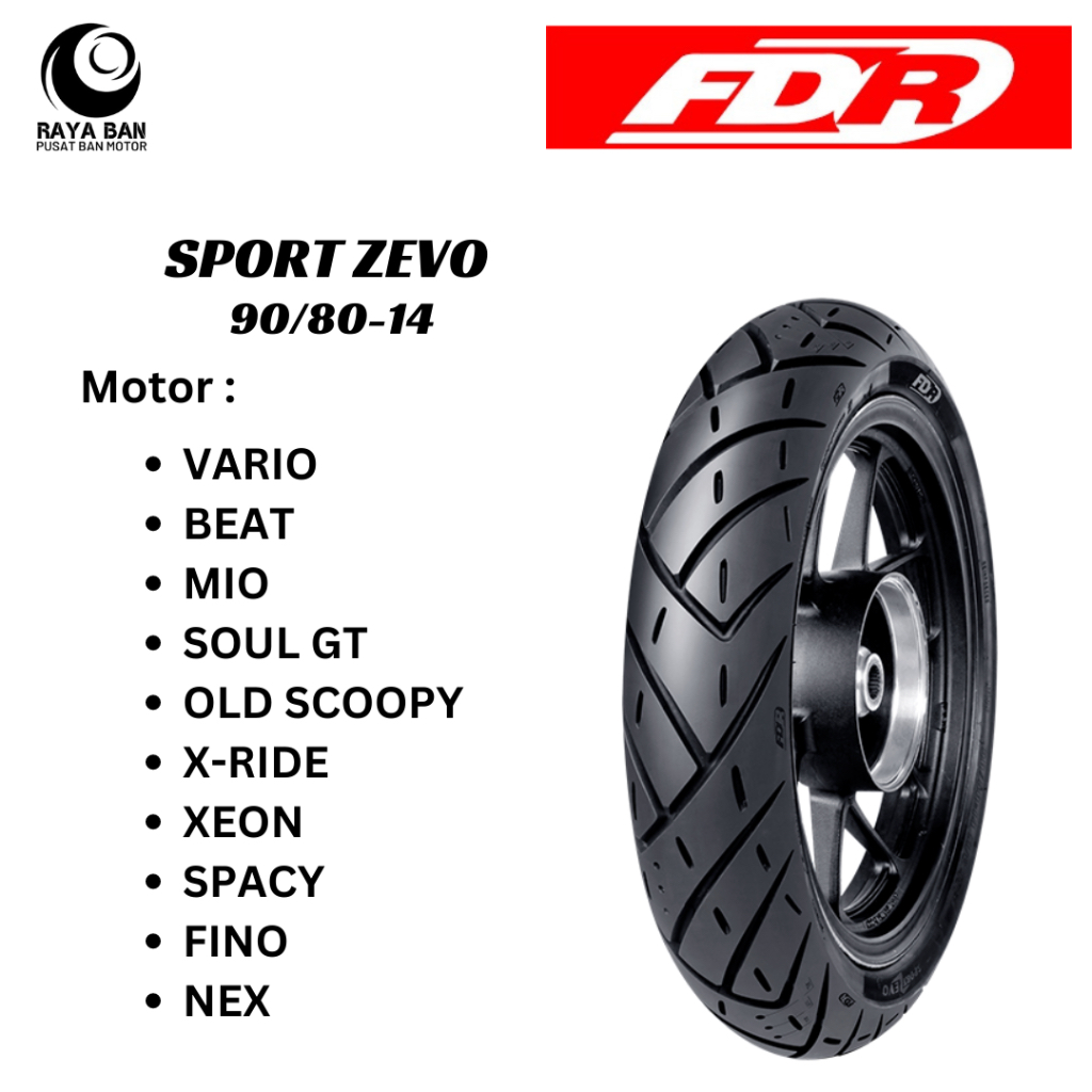 Ban Motor FDR Sport Zevo 90/80-14 TL