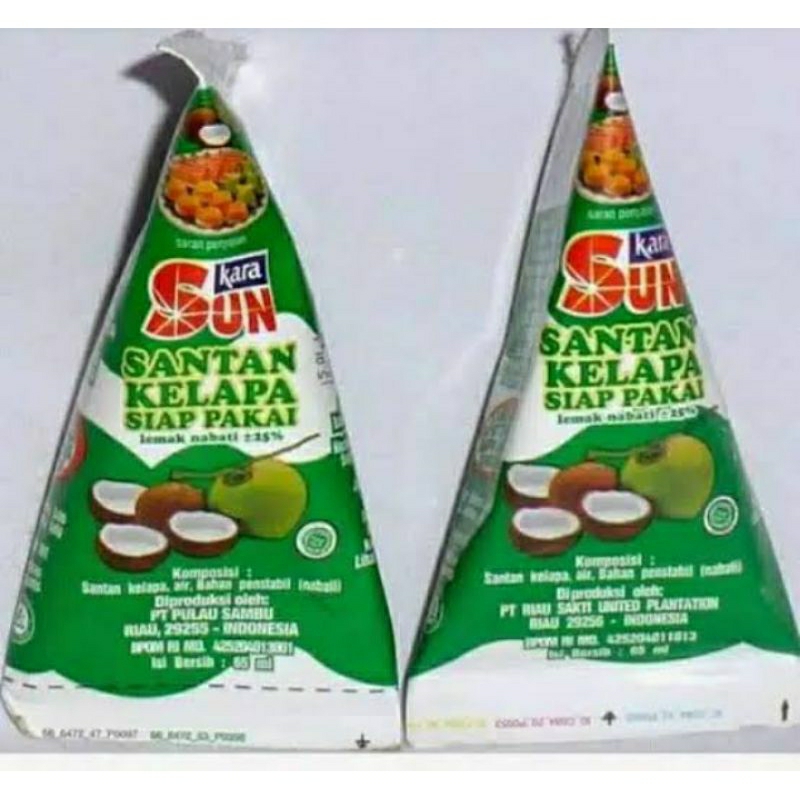 

Sun Kara santan kelapa instan 65ml