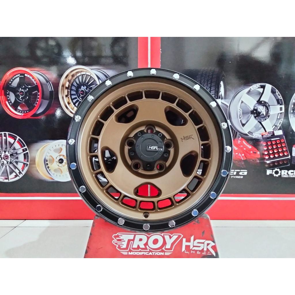 Velg Offroad Ring 15 Termurah HSR MAHAWA Velg Rush,Terios,Innova,Crv Free Ongkir