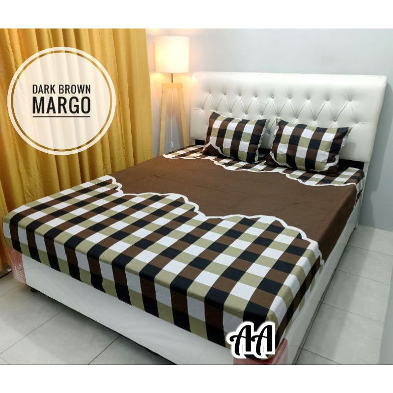 Monalisa-Bisa COD Sprei Set 90/100/120/140/160/180/200 Single Queen King Tinggi 20cm Tinggi 30cm Tin
