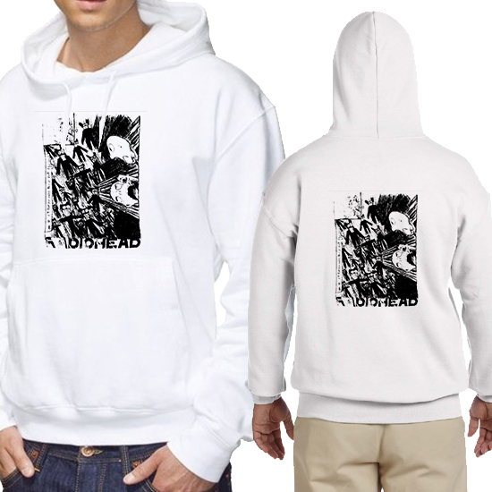 Radiohead Hoodie Pullover | Jumper Hoodie | Casual Hoodie Bahan Cotton Fleece