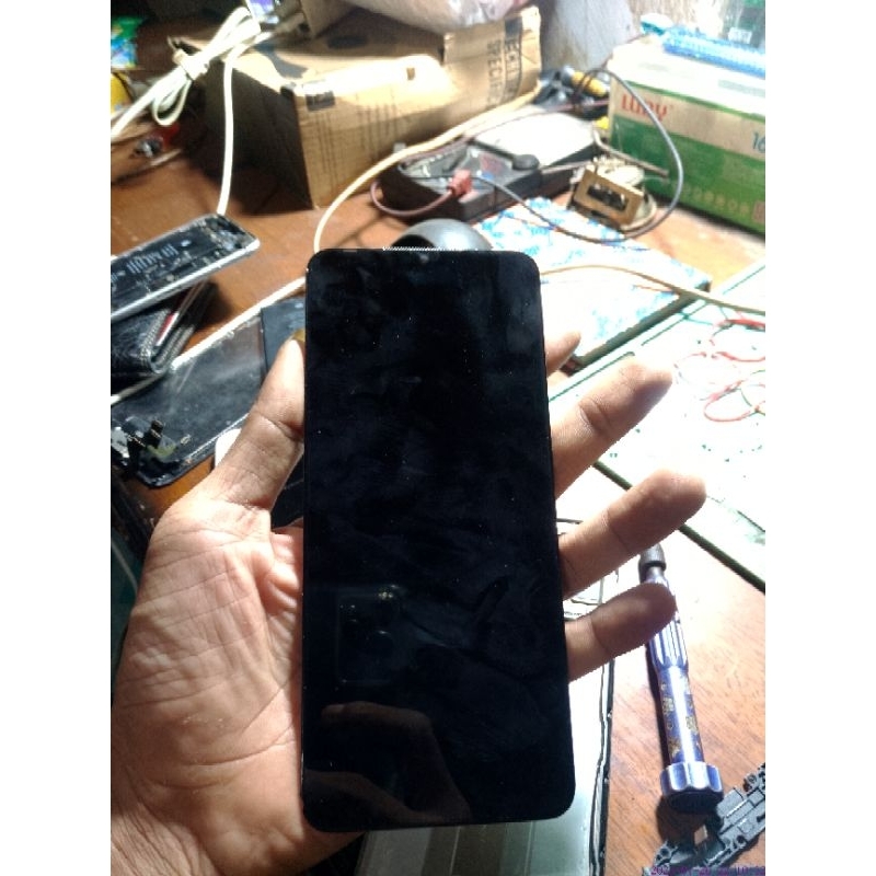 lcd copotan infinix hot 10play tested