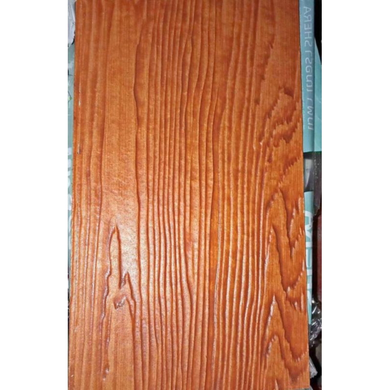 Papan GRC motif serat kayu 3d panjang potongan 1m x 20cm